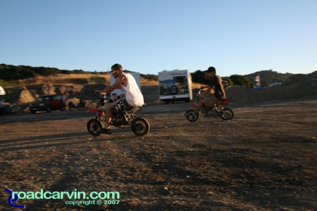 Mini-racers flat trackin' on minibikes (minibike hooligans img_4912.jpg)